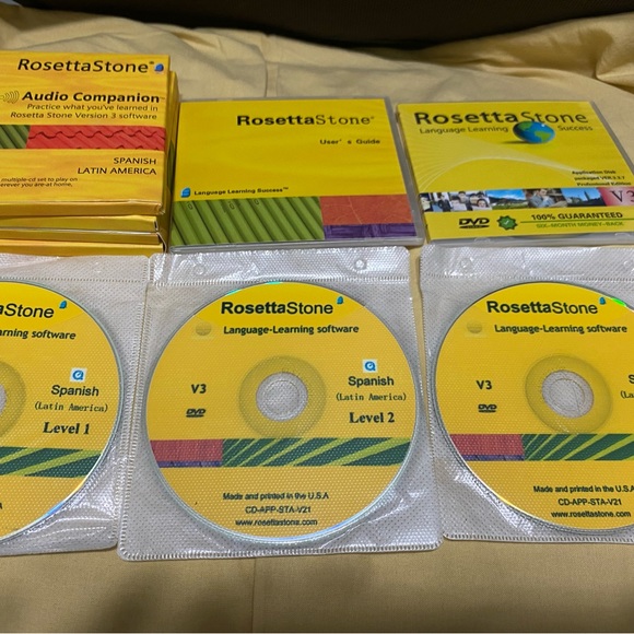 Rosetta Stone - Latin American Spanish - Level 1-5 - $50 obo - Picture 3 of 5